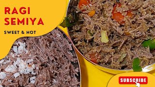 ஆரோக்கியமான ராகி சேமியா| Ragi Semiya | Ragi vermicelli recipe| Finger Millet semiya | Ragi breakfast