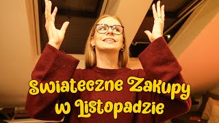 ŚWIĄTECZNE ZAKUPY W LISTOPADZIE... | VLOG