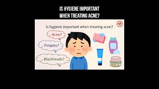 Is hygiene important when treating acne? #pimples #acne #hygiene #skincare