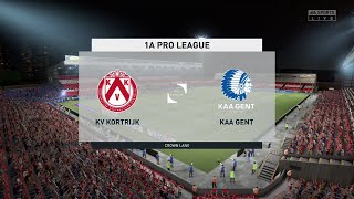 ⚽ Kortrijk vs Gent ⚽ | Belgian Pro League (19/09/2021) | Fifa 21