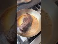 How to cook a steak stovetop #steak #newyorkstripsteak