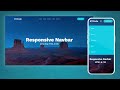 Responsive Navbar Using HTML & CSS | Step By Step Tutorial