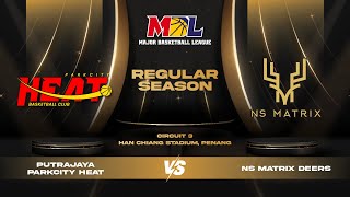 [ENG] MBL Regular Season 2024 | G16 |  Putrajaya Parkcity Heat vs NS Matrix Deers