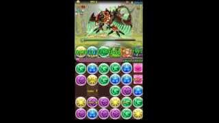 #パズドラ# 地の神秘龍 超級 王狼英雄・ノーブルクーフーリン  バランス9倍PT