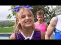 Transforming my kids into cheerleaders! Who will win