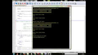 TAMIL COMPARE TWO STRINGS USING C PROGRAM