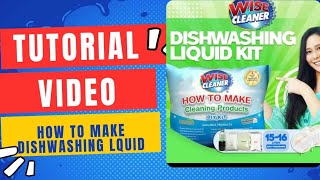 DIY Dishwashing liquid Tutorial .