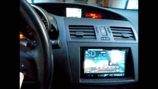 Mazda 3 BL (2009, no Bose) with Pioneer Radio AVH-X8500BT