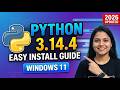 How to Install Python 3.14.4 on Windows 11 (2026) Python Programming Tutorial for Beginners | Python