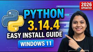 How to Install Python 3.14.4 on Windows 11 (2026) Python Programming Tutorial for Beginners | Python