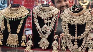 বিশাল ডিসকাউন্টে কিউট কিউট বিয়ের গহনা.Bridal necklace set price in Bangladesh.#Biyer_gohona