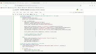 WEATHER ANALYSIS USING PYTHON AND SQL