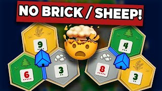 The INSANE 3 Resource Catan Strategy (Ranked Match)