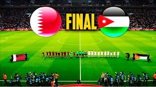 FINAL | AFC ASIAN CUP QATAR 2023™ | Jordan vs Qatar " Full Match ' الأردن ضد قطر  Gameplay  PES 21
