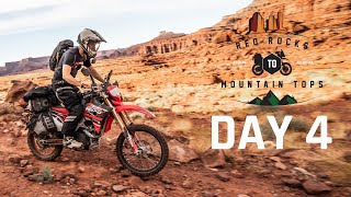 Adventure Motorcycle Ride Through Canyonlands National Park | Red Rocks To Mountain Tops Day 4