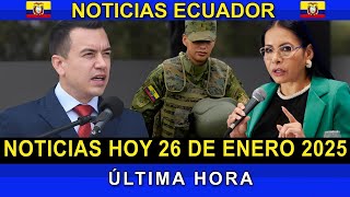 NOTICIAS ECUADOR: HOY 26 DE ENERO 2025 ÚLTIMA HORA #Ecuador #EnVivo