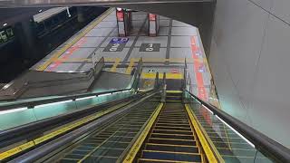 【日立製エスカレーター】南海電鉄関西空港駅ホーム階行き降りエスカレーター【HITACHI Escalator】