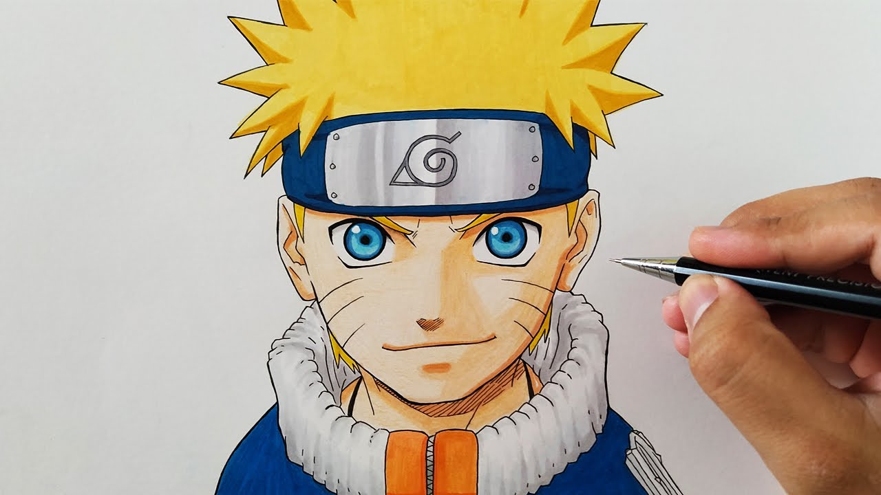 HOW TO DRAW NARUTO UZUMAKI - Step By Step Tutorial - YouTube