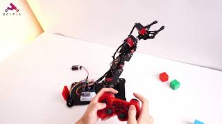 Assembly Tutorial #1 for Bluetooth Arduino Robot Arm with Smartphone(Android & IOS) Control - SCIPIA