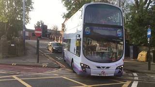 First Sheffield 36278 turns into Hillsborough Interchange with a 52a service to Wisewood