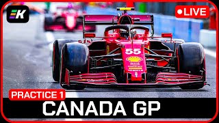 F1 LIVE - Canada GP FP1 Watchalong With Commentary!