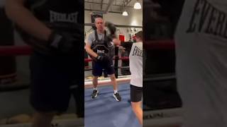 Nikita Tszyu BIG Left Hand; Practices Precison POWER Punch in Las Vegas!