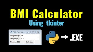 How to Create Your First Program Using tkinter | How to Convert Python File to .exe (Tutorial)