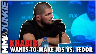 Khabib wants to make JDS vs. Fedor Emelianenko, co-promote with Bellator