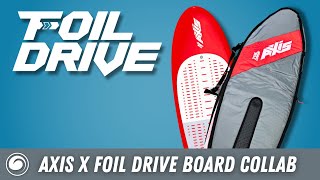 Axis and Foil Drive Board Collab | Unboxing and Riding the 5'8