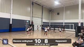 U14 women Ravens volleyball club  vs SAS Thunder Silver U14 women