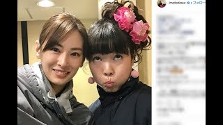 イモトと北川景子の2ショット　「顔の大きさが同じ」に見える写真にファン騒然