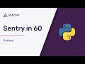 how to install the sentry python sdk in 60 seconds