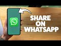 How To Screen Share On WhatsApp 2025 (iPhone & Android)