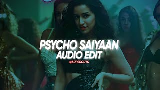 Psycho Saiyaan { instrumental }[ Audio Edit ]🌚🎧