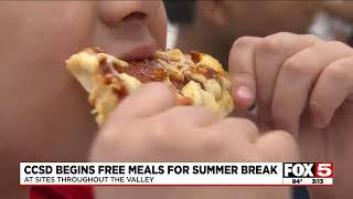 CCSD offers free meals during summer break throughout Las Vegas Valley
