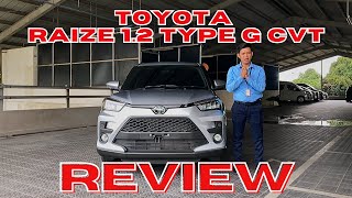 TOYOTA RAIZE 1.2 TYPE G CVT 2022 | REVIEW EXTERIOR & INTERIOR!! #toyotaraize #raize #promotoyota