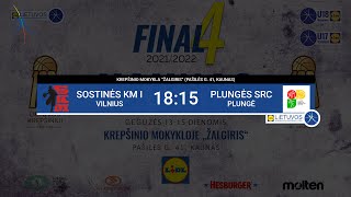 LIDLMKL: Jaunių U17 vaikinų čempionato Final4: Sostinės KM I-„Vilniaus duona“ - Plungės SRC