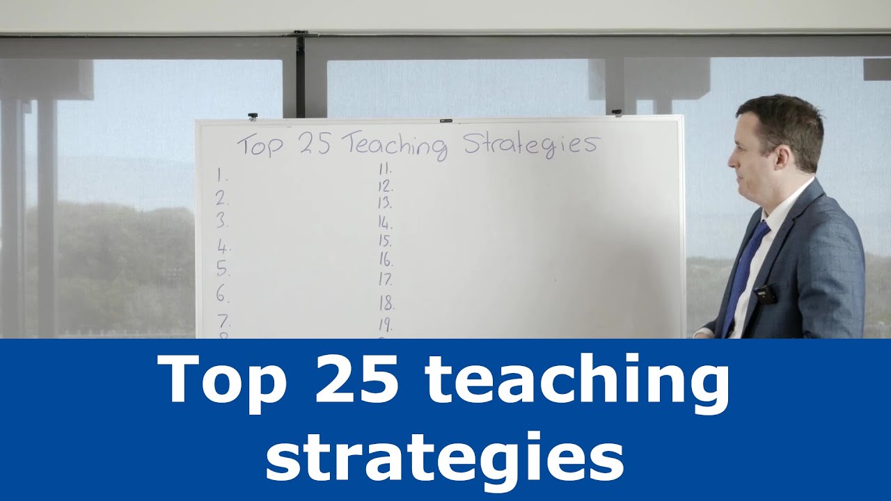 Top 25 Teaching Strategies - YouTube