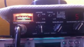 Probando cb radio US MARINE