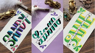 5 Creative Name Lettering Ideas to Personalize Your Projects ✍️ | NhuanDaoCalligraphy