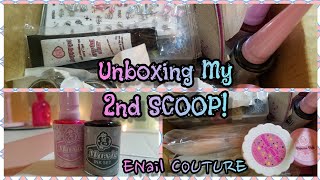 UNBOXING MY SECOND ENAIL COUTURE SCOOP||THIS IS 1 SCOOP||AMAZING $20 SCOOP!! @ENailCouture