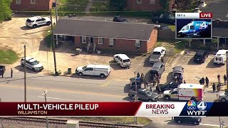 Sky 4 flies over scene of Laurens County, SC, death investigation