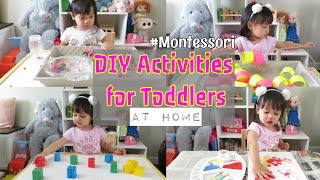 DIY ACTIVITIES FOR 2-YEAR OLD AT HOME | MONTESSORI ACTIVITY FOR TODDLERS