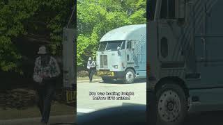 The trailer has been making executive decisions again🤣🤣#truck #semitruck #road #funny #fyp