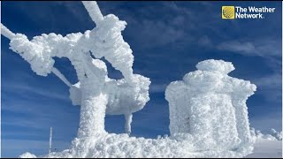 Ice-encased Chairlift at B.C. Resort Goes Viral