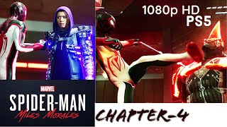 SPIDER-MAN MILES MORALES PS5 | Gameplay | Chapter-4 | Uncle Aaron Davis Fight | Phin Attacking Again