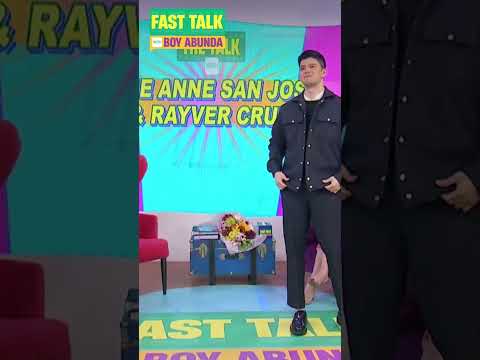 Huy, Rayver, mali yata sagot mo! #shorts Fast Talk With Boy Abunda