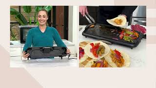 GreenPan Bistro XL Nonstick Electric Griddle on QVC