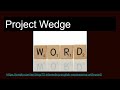 forgetting how to read project wedge ccc3