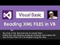 How Read and Display XML Files in Visual Basic VB.Net
